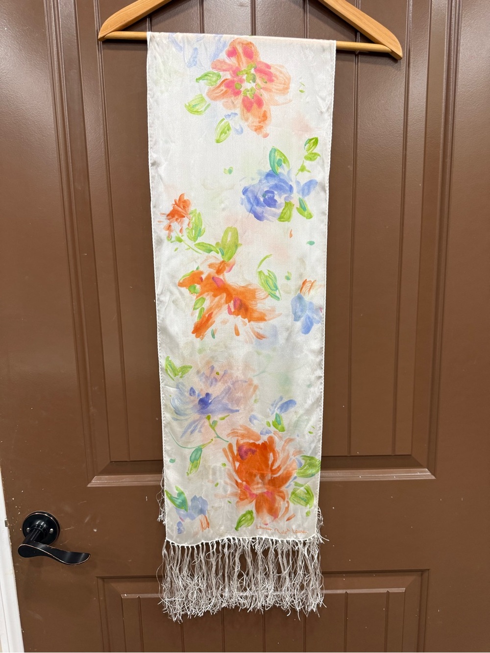 Lauren Ralph Lauren 100% silk scarf